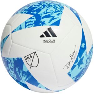 Adidas MLS Club White/Blue Soccer Ball