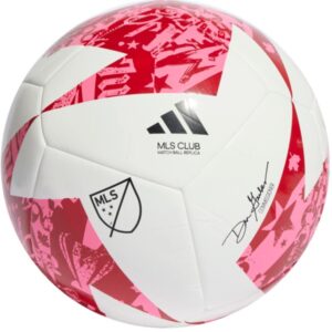 Adidas MLS Club White/Solar Pink Soccer Ball