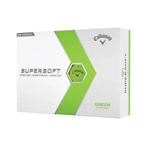 Callaway SUPERSOFT Green Golf Balls 2023 (1 DOZEN)