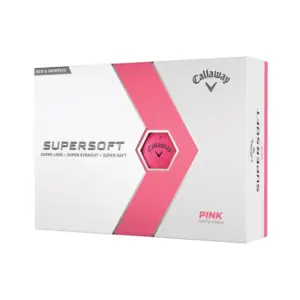 Callaway SUPERSOFT Pink Golf Balls 2023 (1 DOZEN)