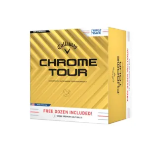 Callaway Chrome Tour 24 Triple Track White Golf Balls- 4 Dozen Pack