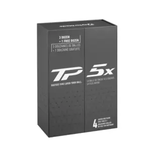 Taylor Made 2024 TP5X 3+1 Promo Athlete Box (4 Dozen Golf Balls)