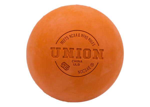 Union NOCSAE Lacrosse Balls Smooth Orange 120/case