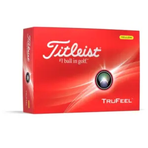 Titleist 2024 Tru Feel Golf Balls Yellow (1 Dozen)