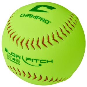 Champro ASA/USA Softball 12″ Slowpitch Durahide Cover .52 COR (1 DOZEN)